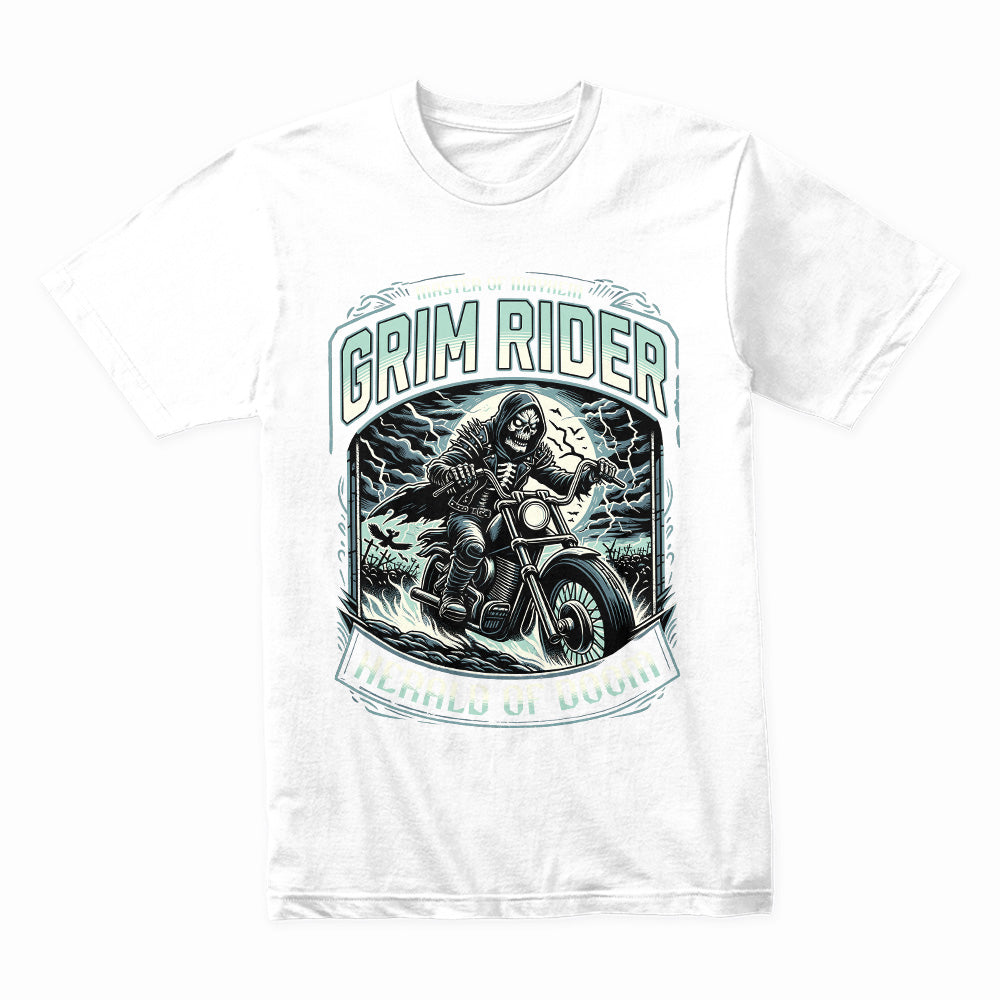 Grim Rider – Herald of Doom Biker T-Shirt