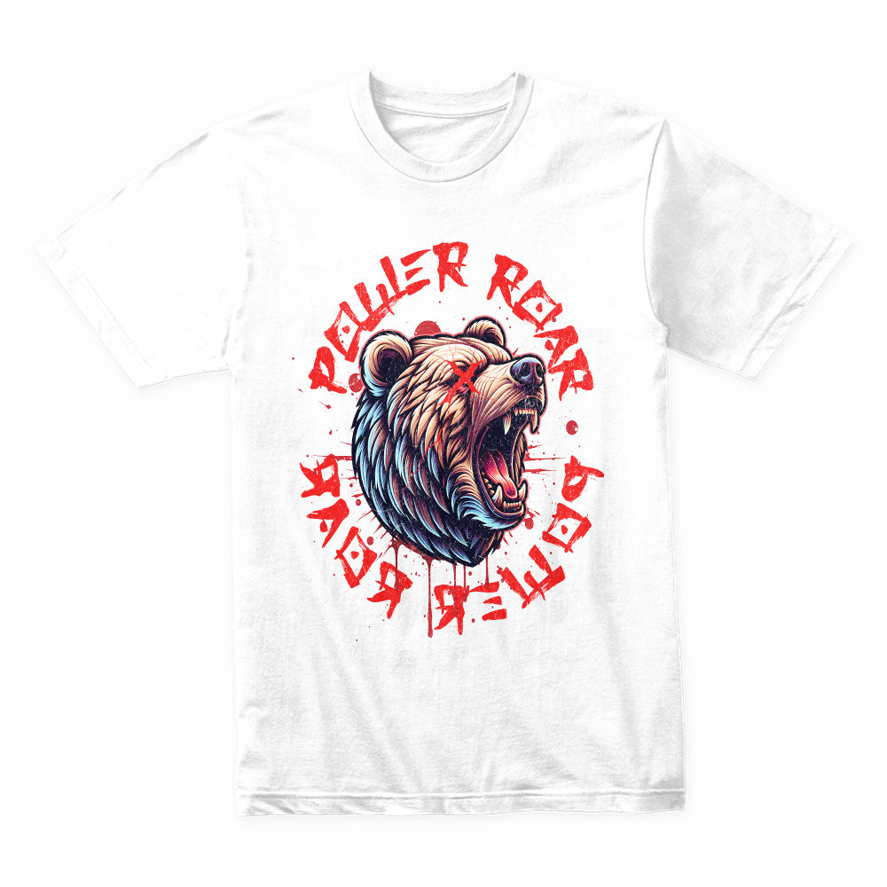 Primal Power Roar: Unleashed Bear Spirit Tee
