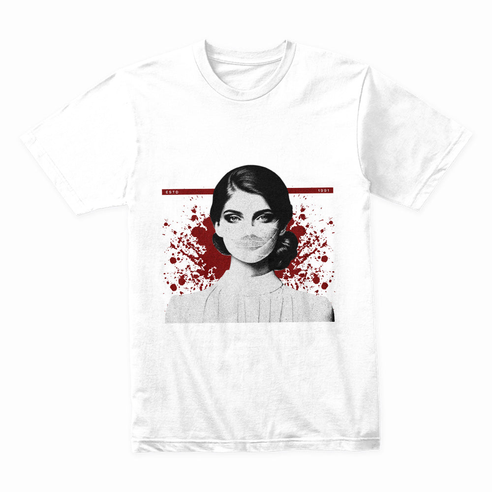 Masked Elegance: Gothic Lady Statement Tee