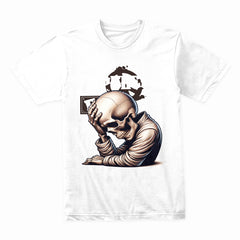 Echoes of Resilience: 'Hopeless' Skull Reflection Tee