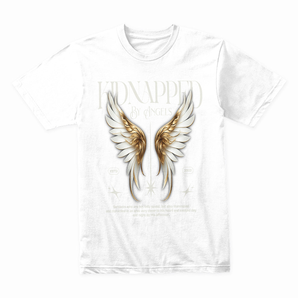 Kidnapped by Angels: Divine Embrace Tee