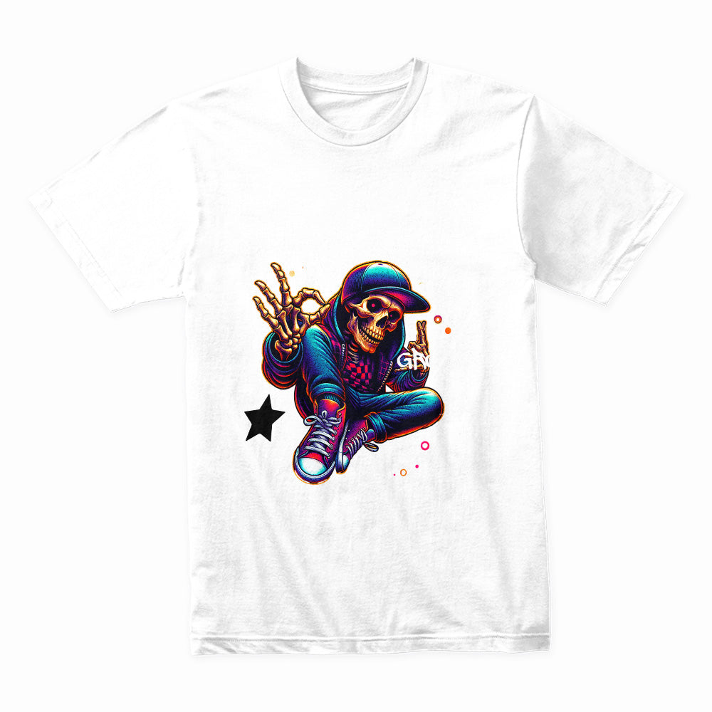 Graveyard Breakdance: Ghostly Grooves B-Boy Tee