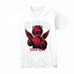 Heavenly Hustle: Blessed Money Angel Tee