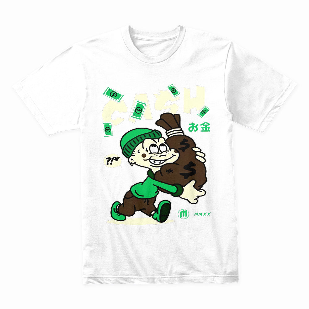 Cash Craze: Retro Heist Hustle Tee