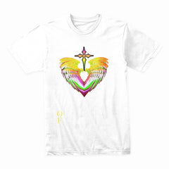 Celestial Flame: Blaze of Glory Wings Tee