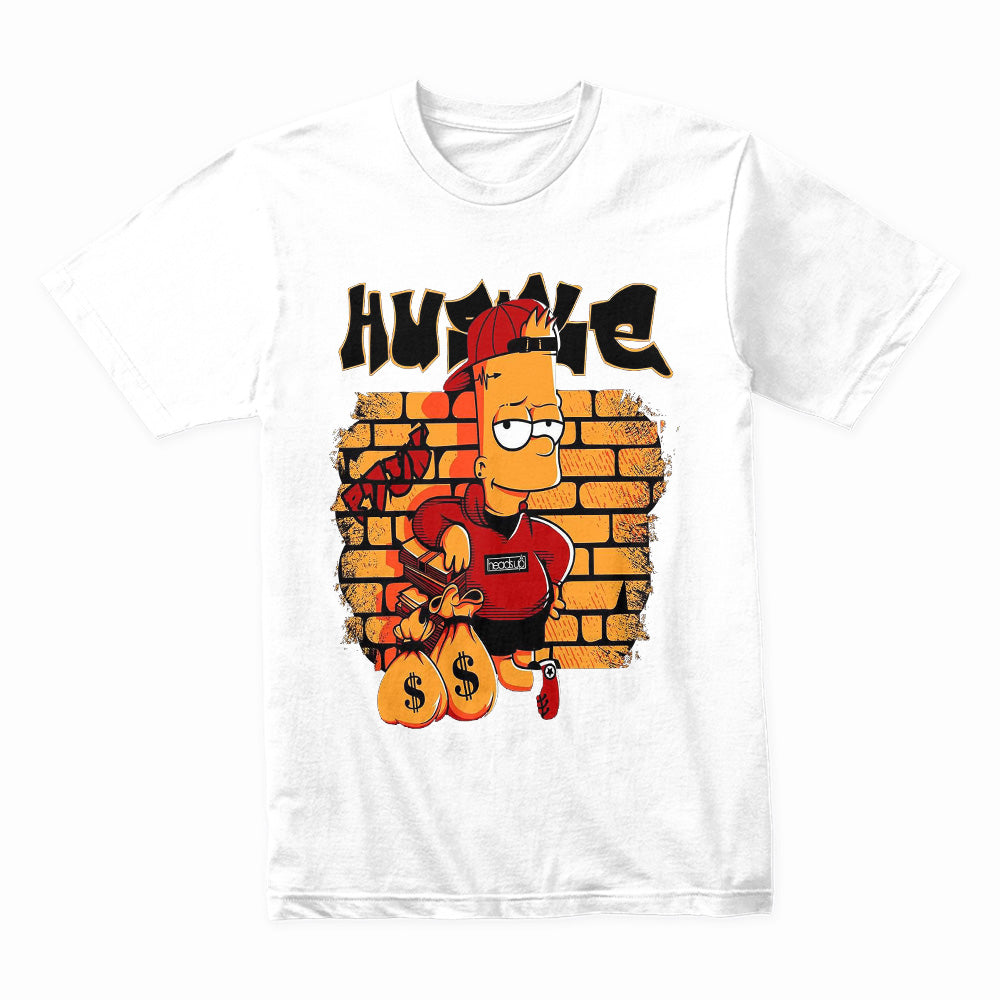 Streetwise Mischief: Hustle Bart Tee
