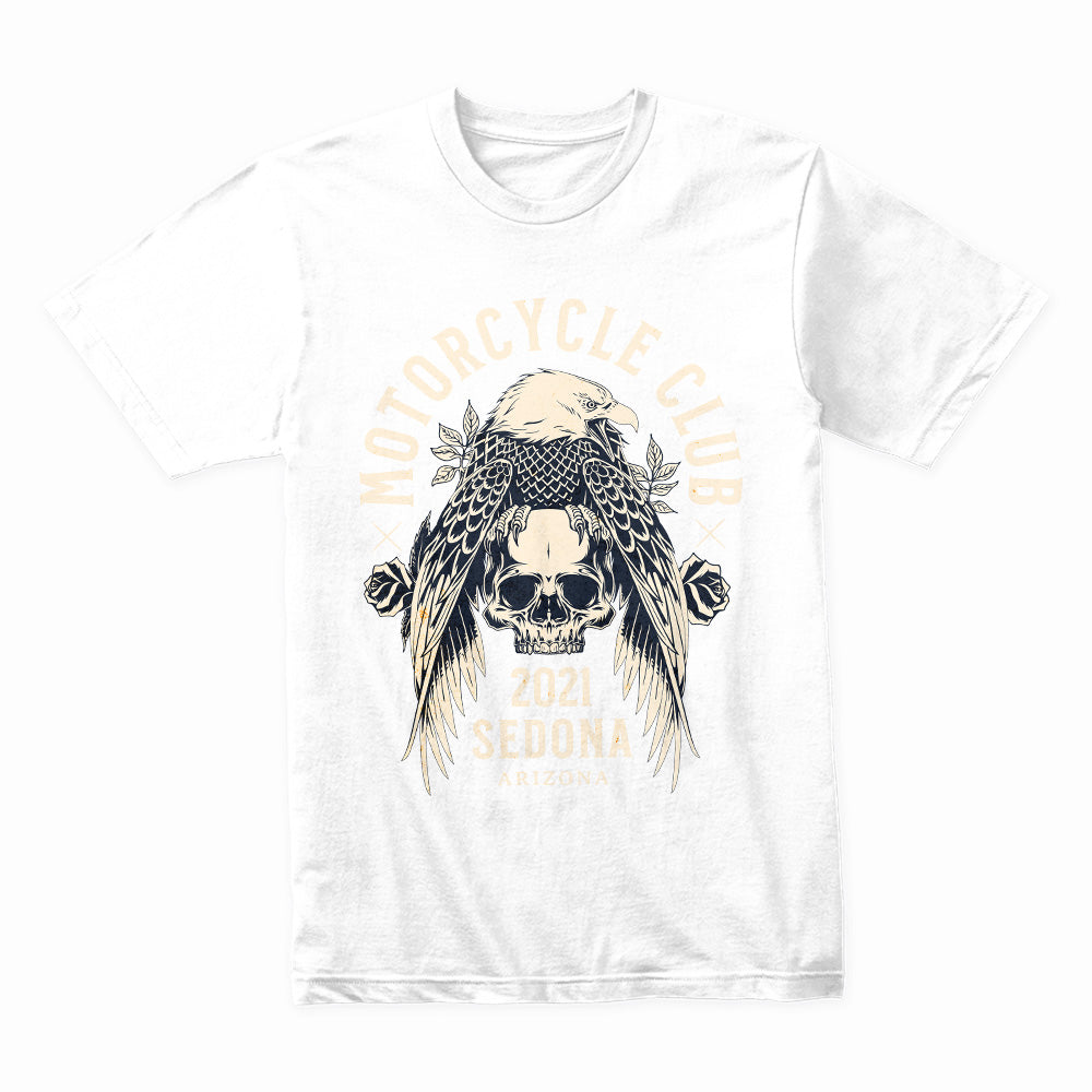 Sedona Steel: Eagle & Skull Motorcycle Club Tee