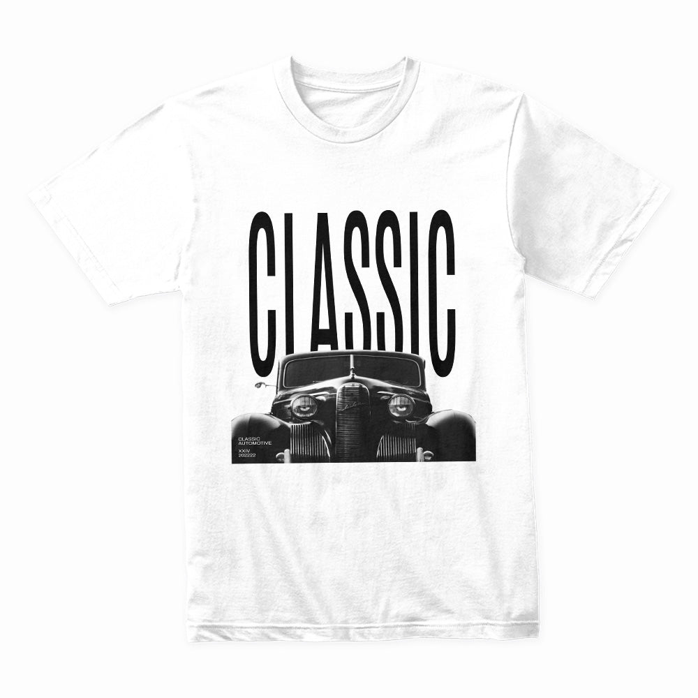 Timeless Machine: Classic Car Elegance Tee