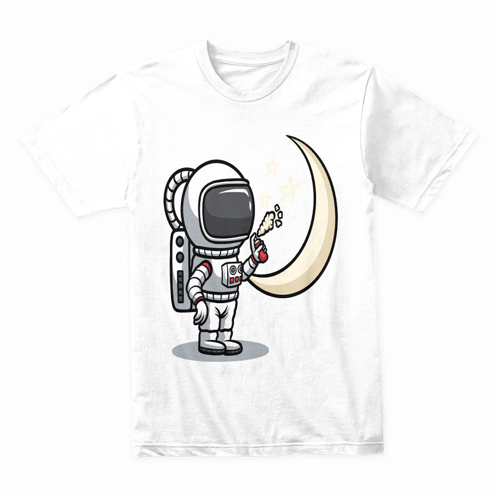 Cosmic Dreamer: Star Painter Astronaut Tee