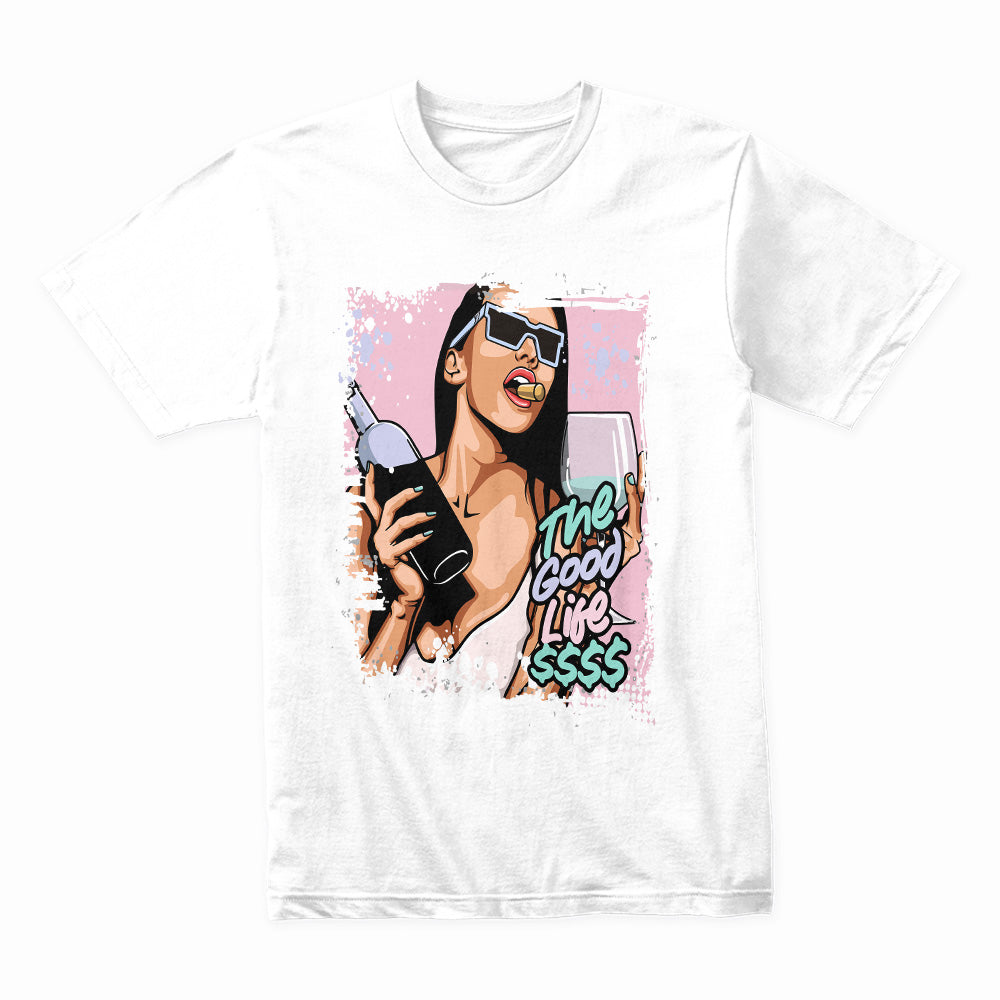 The Good Life Vibes: Luxe Party Mode Tee