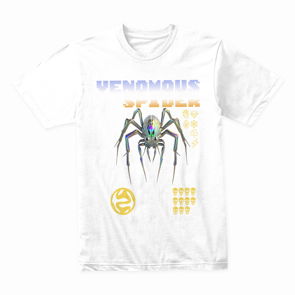 Venomous Spider: Pixel Venom Tee