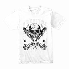 Legend Burn: Road Race Skull Riders Tee