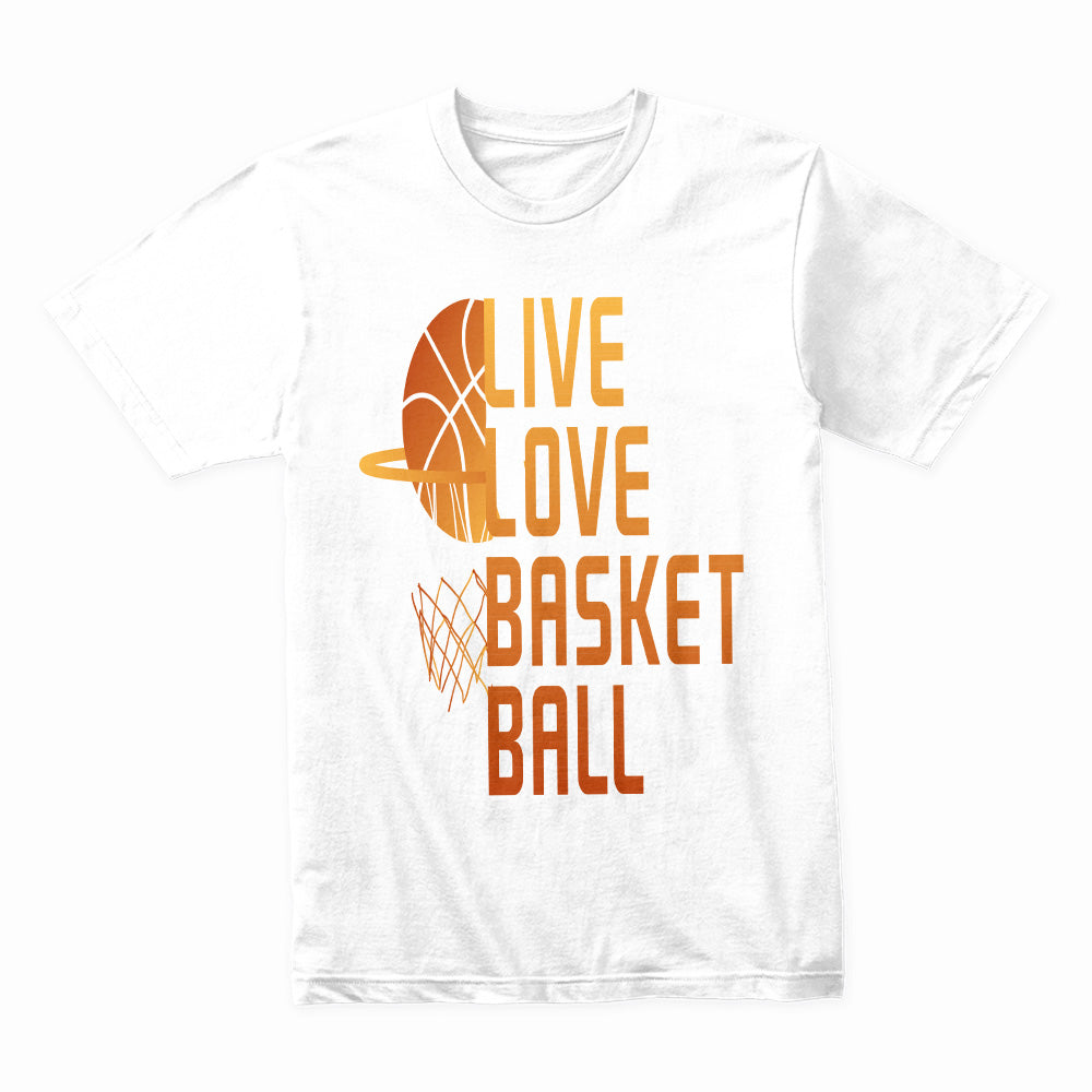 Hoop Dreams: Live Love Basketball Tee