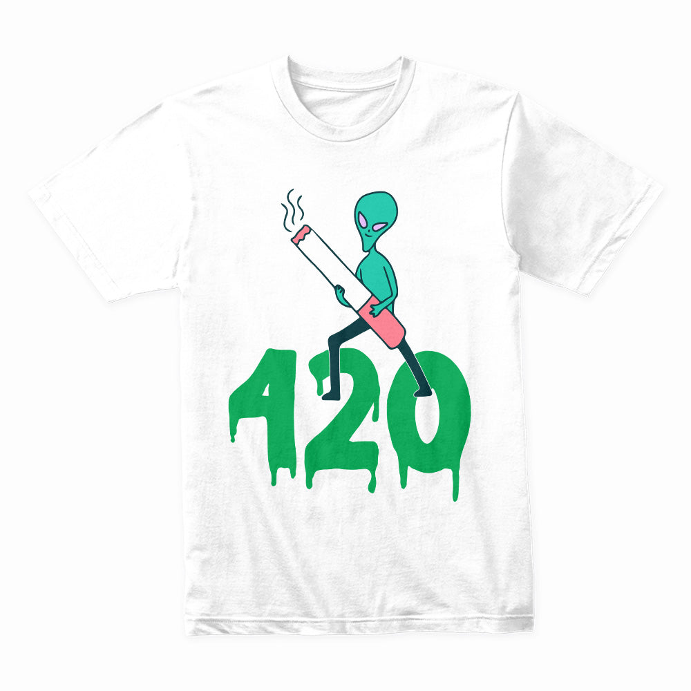 Cosmic High: Alien 420 Trip Tee