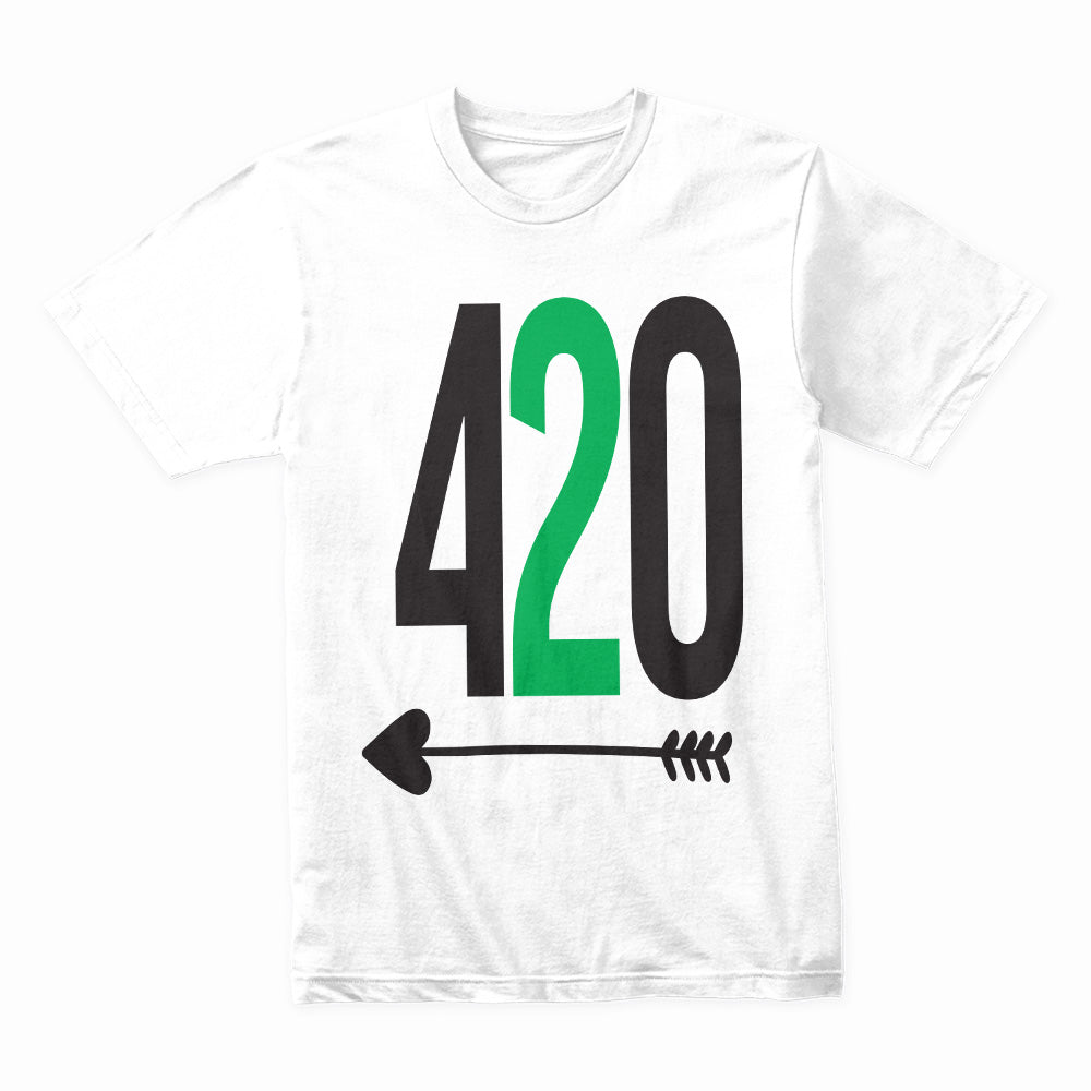 Elevated Arrow: Classic 420 Minimalist Tee
