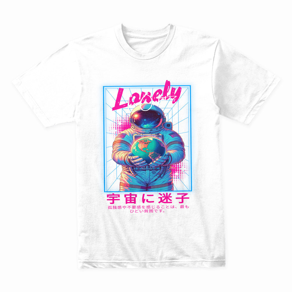 Lost in Orbit – Cosmic Loner Aesthetic Tee