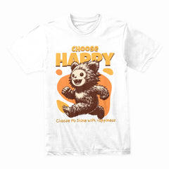 Fuzzy Joy: Choose Happy Tee