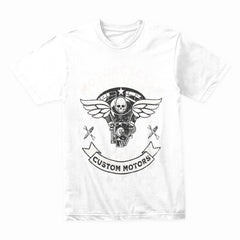 American Custom Motors T-Shirt – Vintage Biker Style!