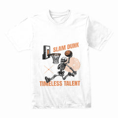 Timeless Dunk: Skeleton Slam Classic Tee