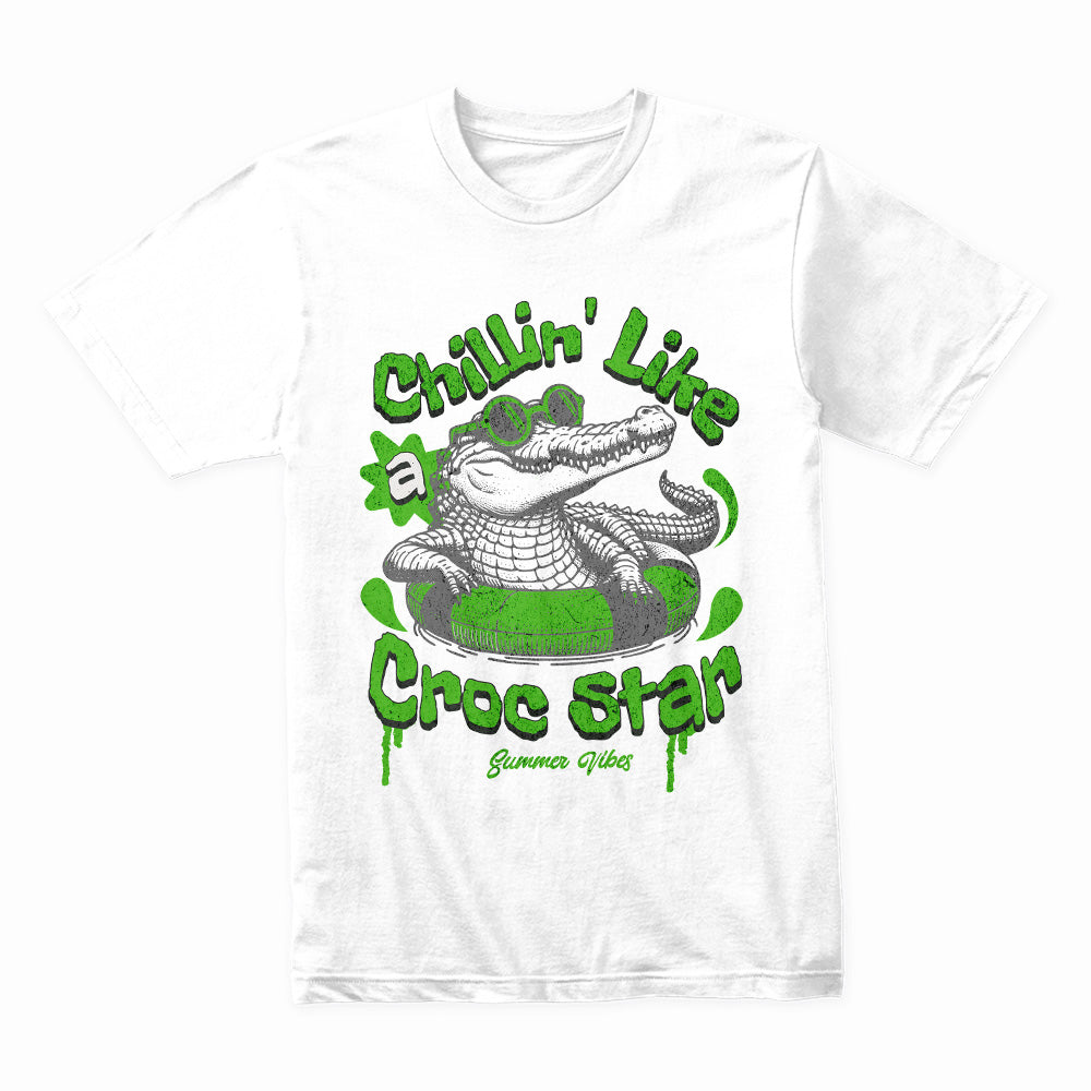 Croc Star Vibes – Chillin’ Edition Tee