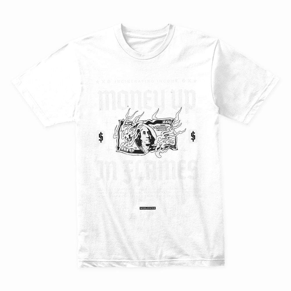Money Up in Flames – Wealth Burn Edition Tee