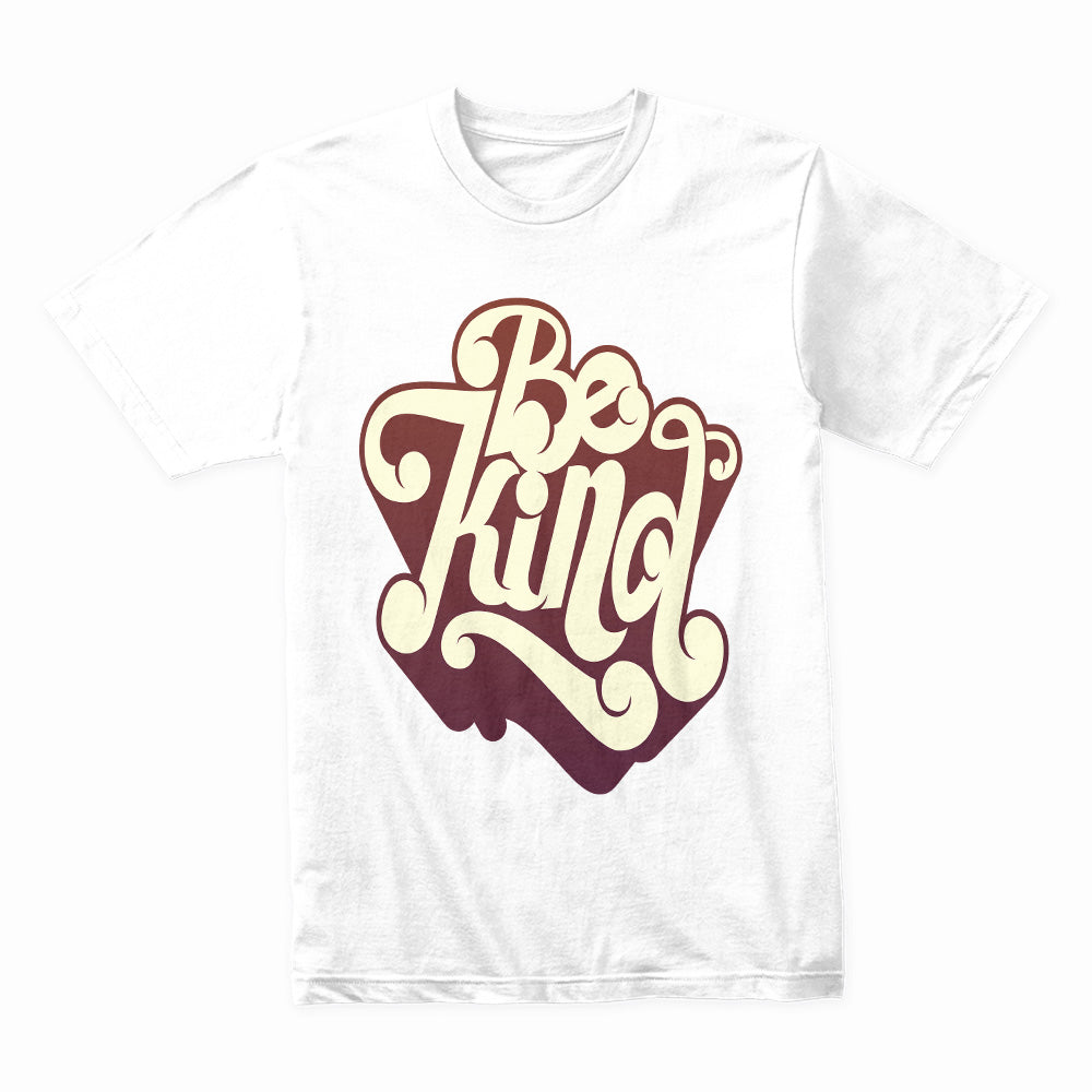 Gentle Vibes: Be Kind Retro Tee