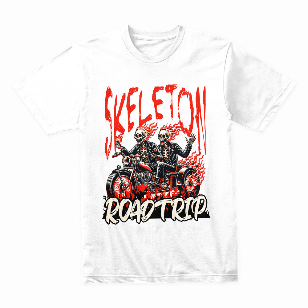 Hellbound Highway: Skeleton Road Trip Tee