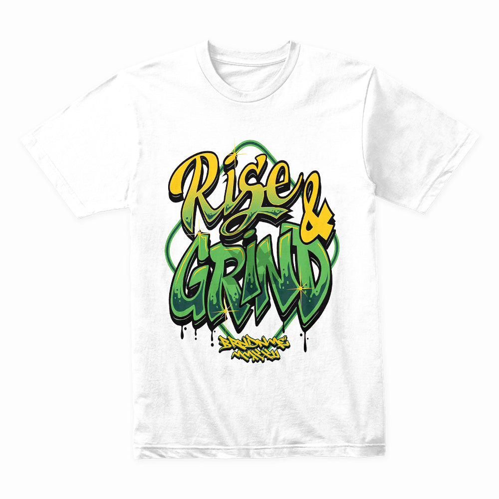 Urban Hustle: Rise & Grind Graffiti Tee