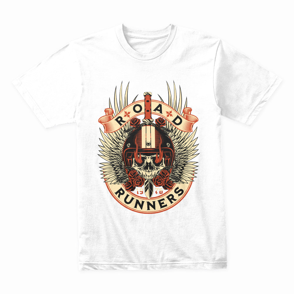 Road Runners Biker T-Shirt – Ride Fast, Live Free