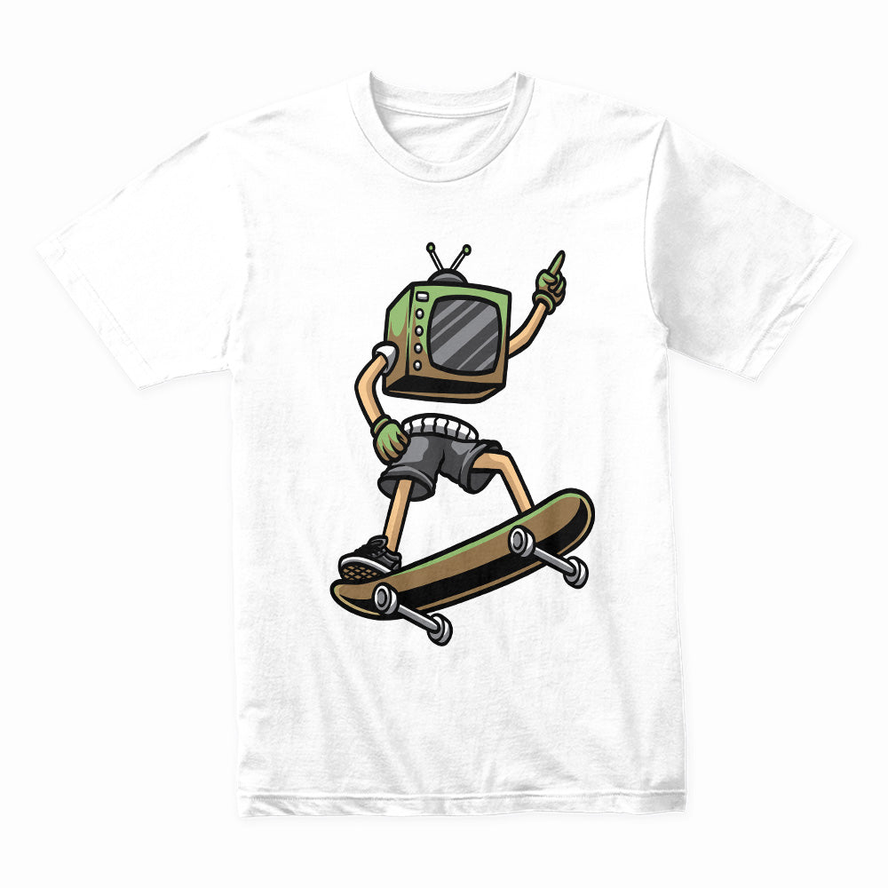 Retro Skater: TV Head Ride Tee