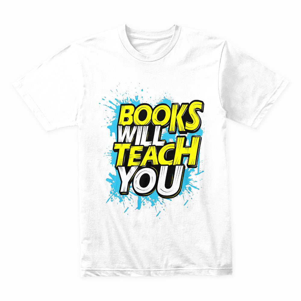 Knowledge Blast: Books Will Teach You - Edgy Reader Graphic Tee