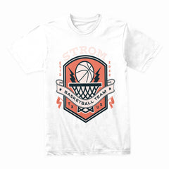 Storm Hoops: Vintage Basketball Team Tee