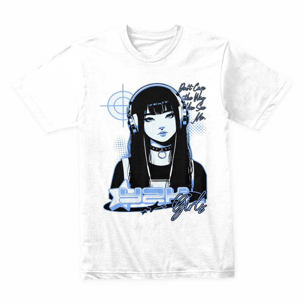 Neo-Noir Y2K Rebel Girl Tee