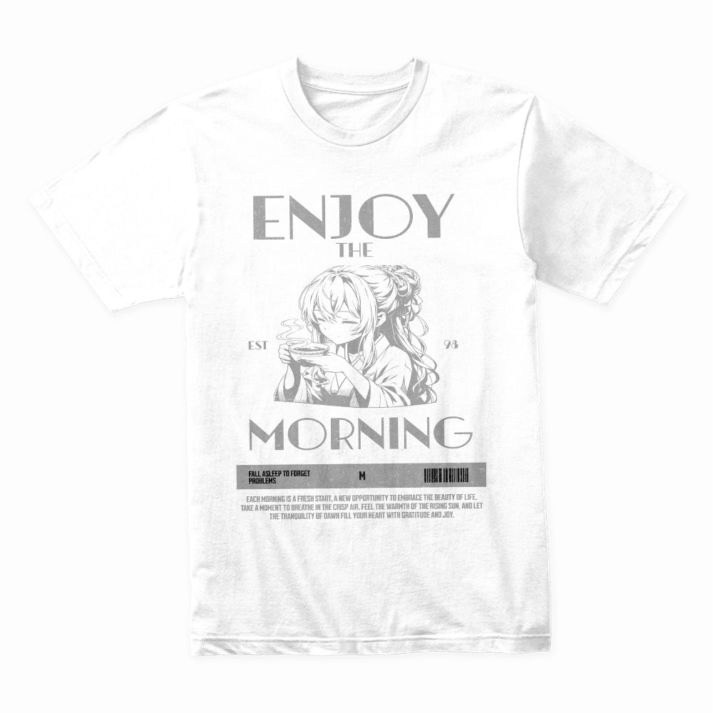 Zen Dawn: Enjoy the Morning Anime Tee