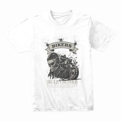 Bikers Skull Crusher T-Shirt – Ride Hard, Fear Nothing