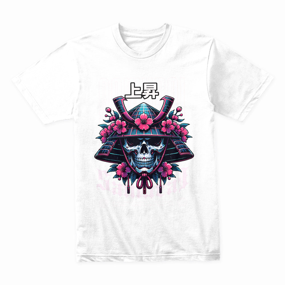 Samurai Rebirth: Honor & Cherry Blossom Tee