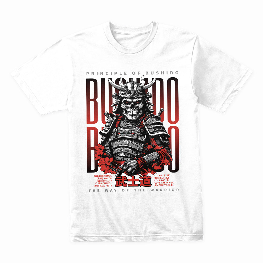 Bushido Skull: The Way of the Warrior Tee