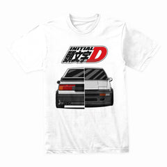 Initial D AE86 Trueno Rear Split Drift Legend T-Shirt