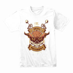 Skull Motorbike: Flame Rider Est. 2022 Graphic Tee