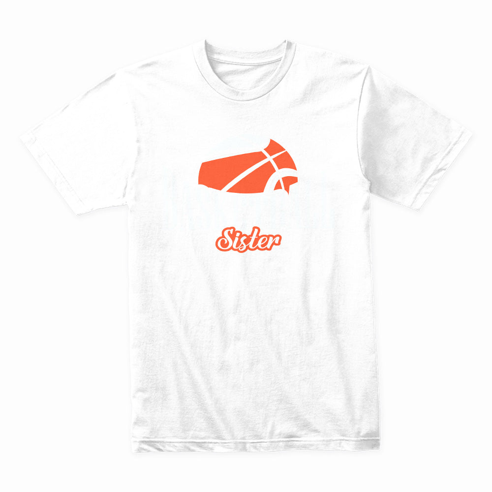 Courtside Sister Basketball Tee