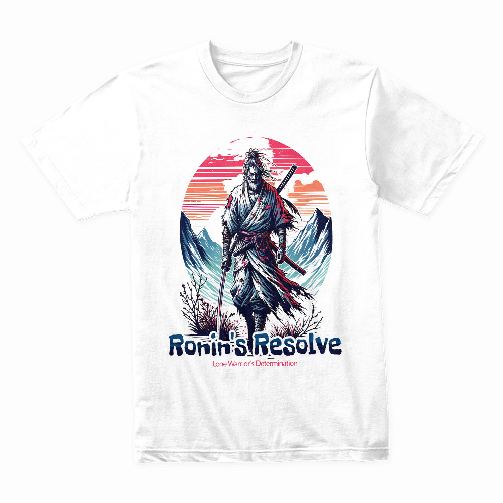 Ronin's Resolve: Lone Wanderer Samurai Tee