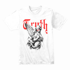 Veiled Verity: Gothic Angel Truth Tee