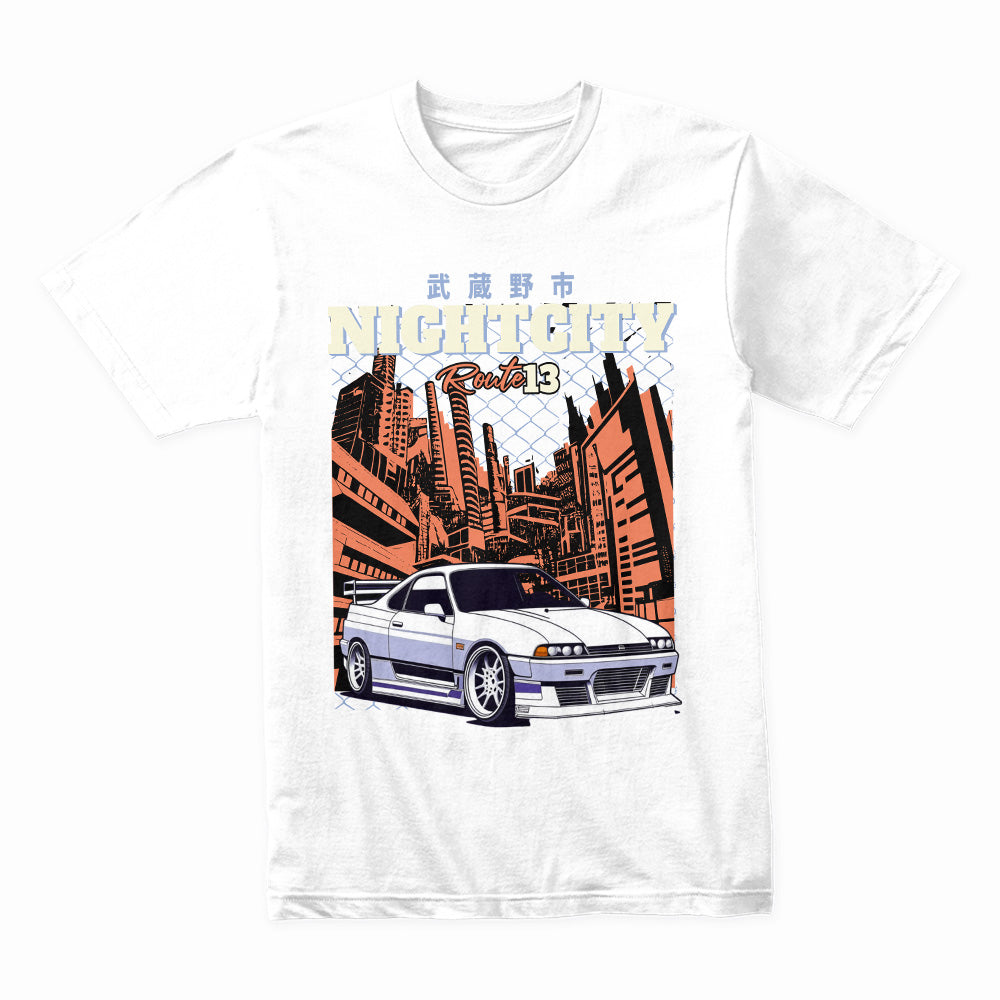 NightCity Route 13 JDM Car T-Shirt