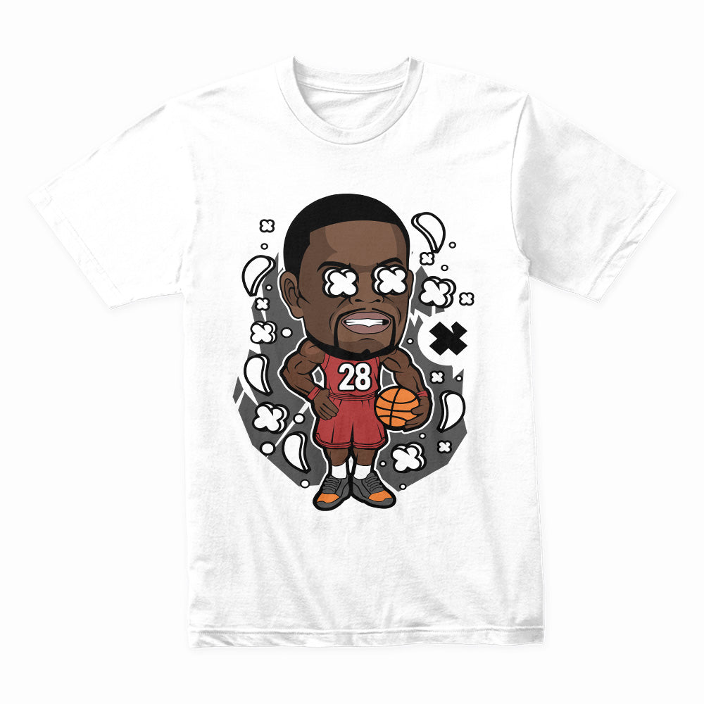 Game Over: Cartoon Hoops Legend Tee