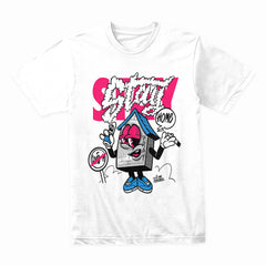 Stay Home Vibe: Cartoon Chill House Tee