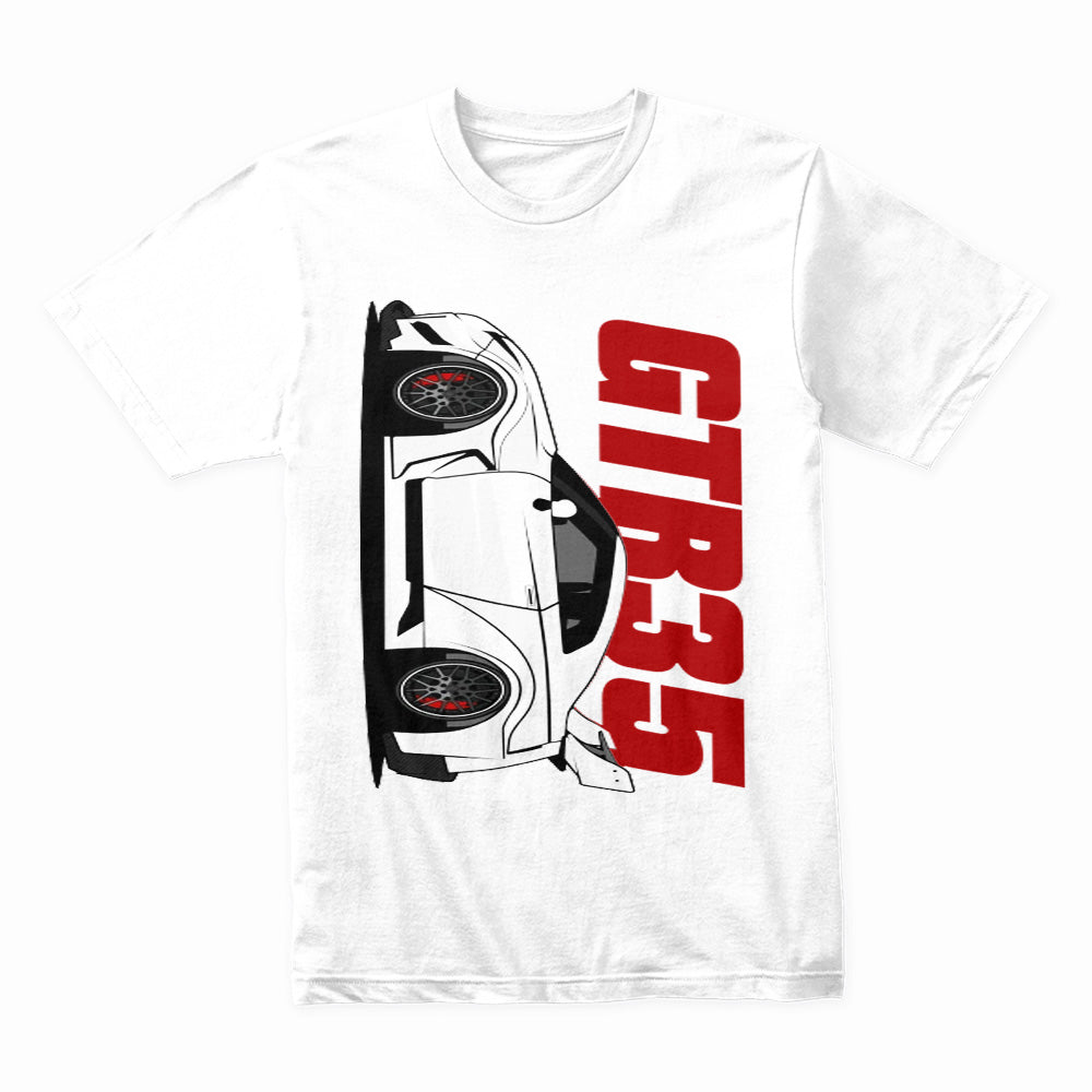 GT-R35 Side Profile Performance T-Shirt – Pure JDM Power