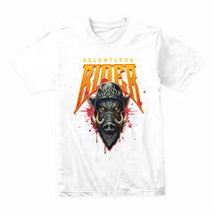 Relentless Rider" Wild Boar Biker Tee
