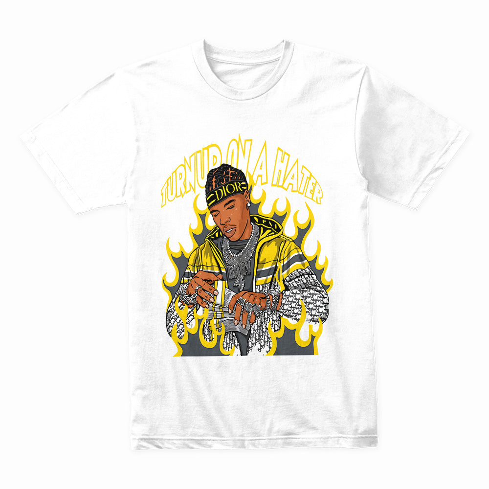 Turn Up On A Hater Flame Rap Tee