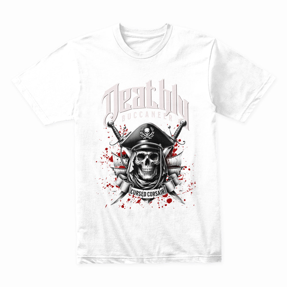 Cursed Corsair: Deathly Buccaneer Pirate Tee