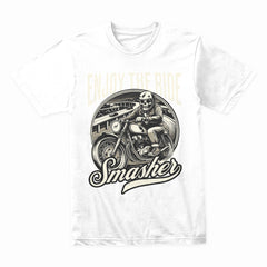 Enjoy the Ride Smasher Biker T-Shirt – Full Throttle Freedom